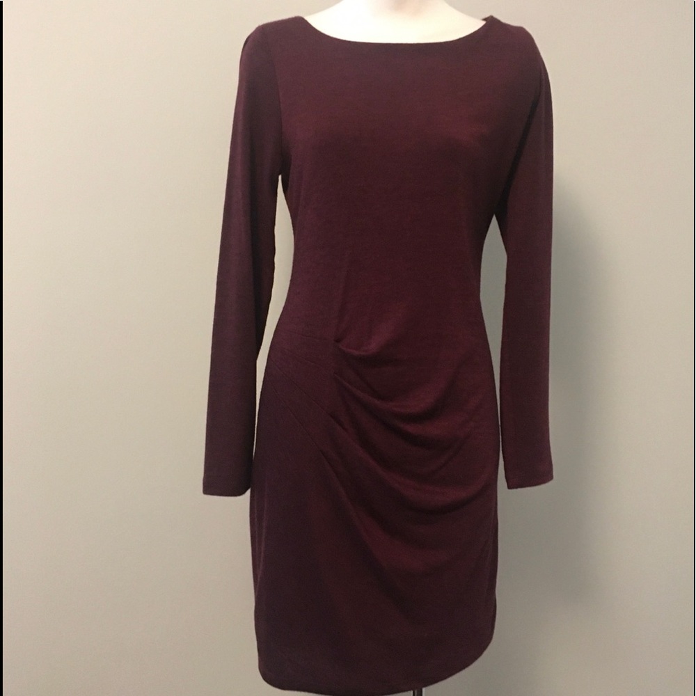Banana Republic side drape dress